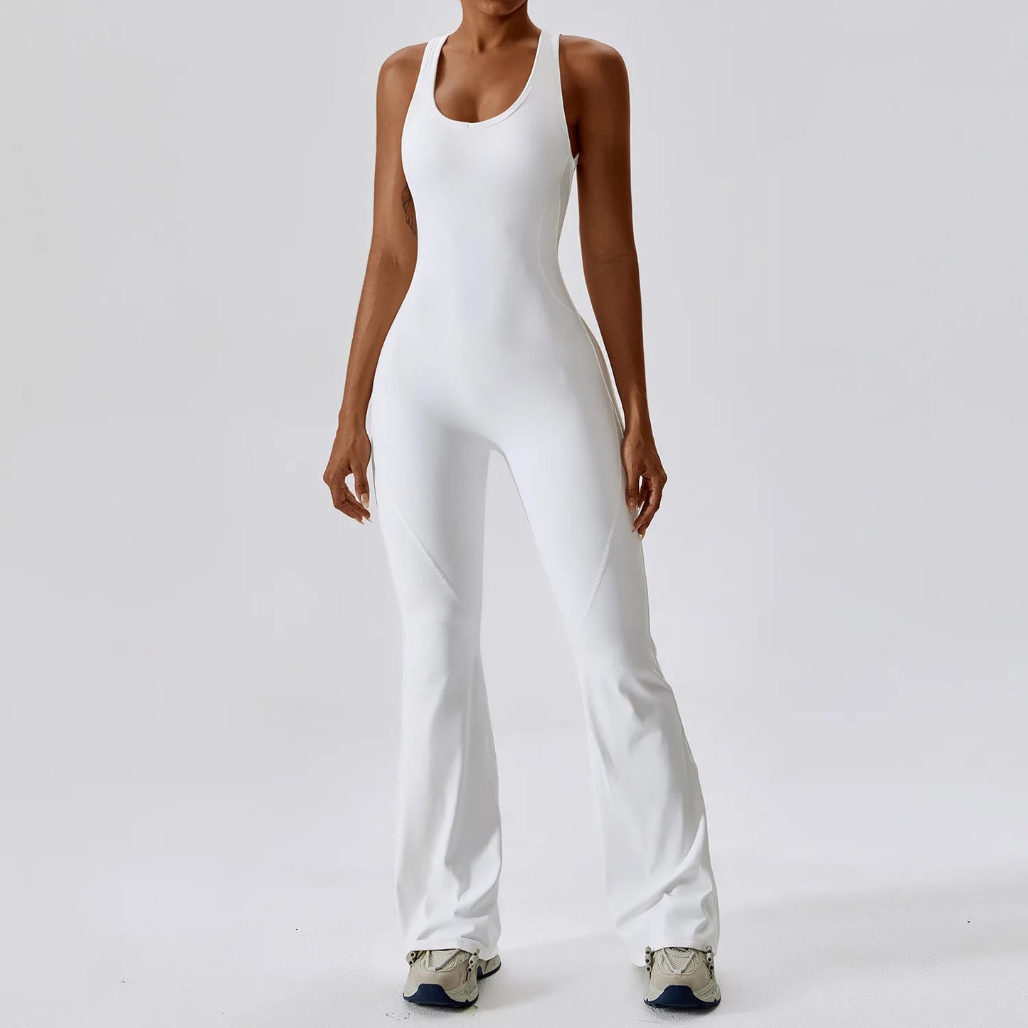 Backless Workout One Piece Jumpsuit