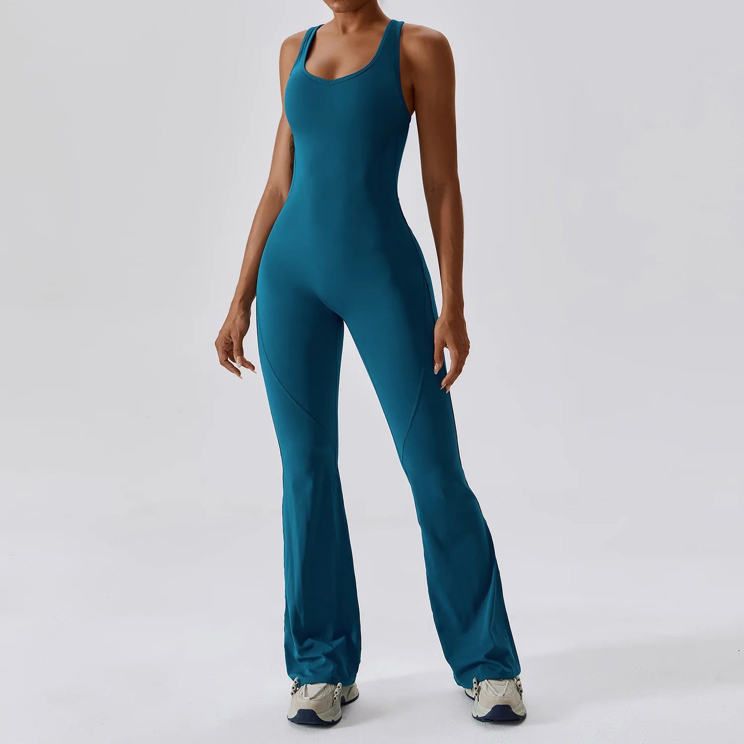 Backless Workout One Piece Jumpsuit